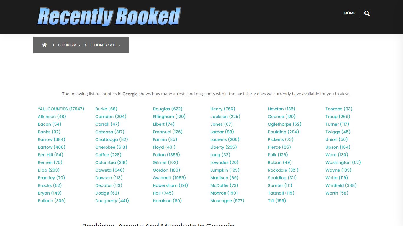 Bookings, Arrests and Mugshots in Ben Hill County, Georgia