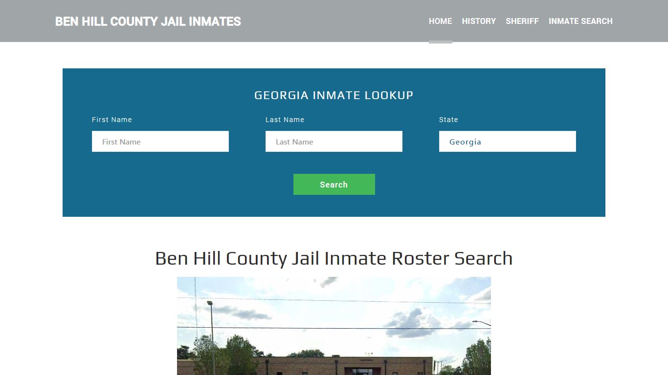 Ben Hill County Jail Inmate Roster Lookup, Fitzgerald, GA